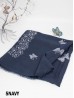 Butterflies & Pearls Stitch Print Fashion Scarf Butterflies & Pearls Stitch Print Fashion Scarf